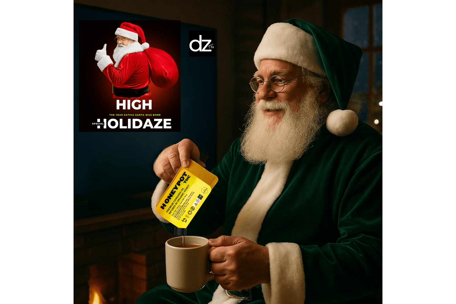 High Holidaze Honey Pot THC brand concept